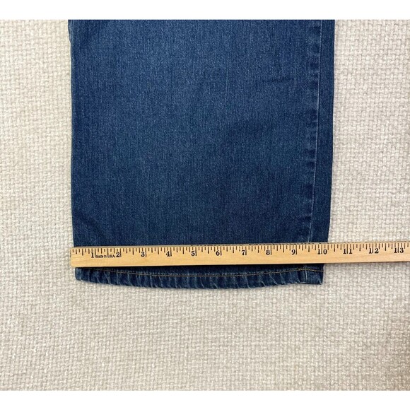 Vintage Old Navy Bib Overalls Women's XL Blue Denim Farmcore Workwear - Picture 10 of 11